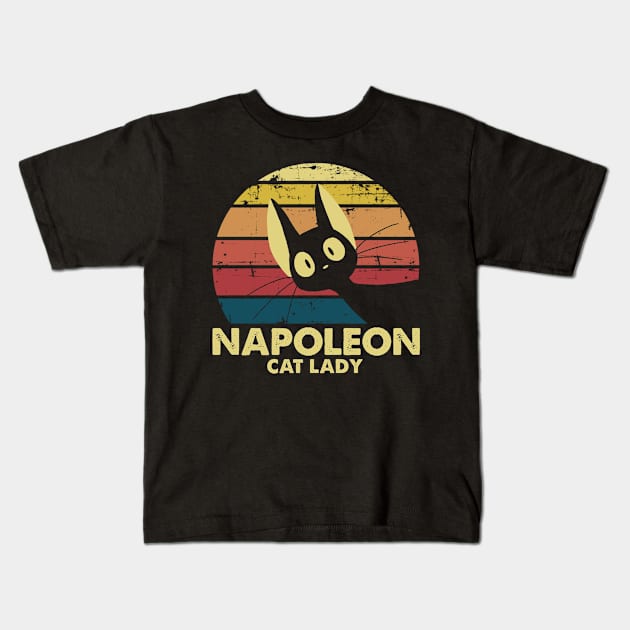 Napoleon cat mom. Perfect present for mom mother dad father friend him or her Kids T-Shirt by SerenityByAlex